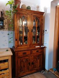 credenza etnica in legno