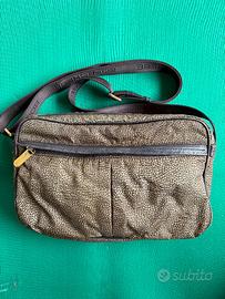 Borsa a tracolla BORBONESE marrone scuro