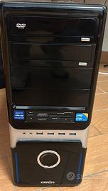 PC fisso desktop completo con monitor