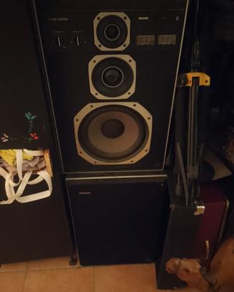 diffusori hi-fi Philips anni 80