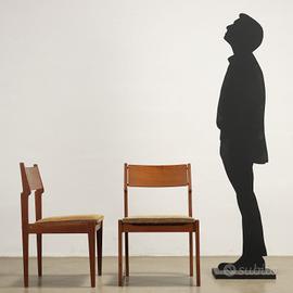 Coppia Sedie Vintage Anni 50