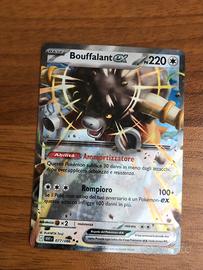 Bouffalant ex doppia rara 77-86 pokemon fuoco bian