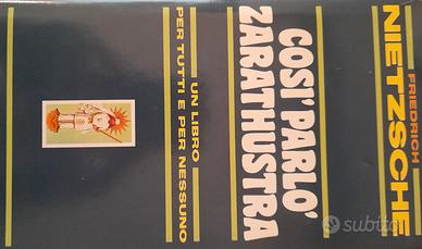 libro "Cosi parlo' Zarathustra" di Nietzsche