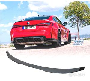 ALETTONE SPOILER BMW G22 LOOK M4 NERO LUCIDO