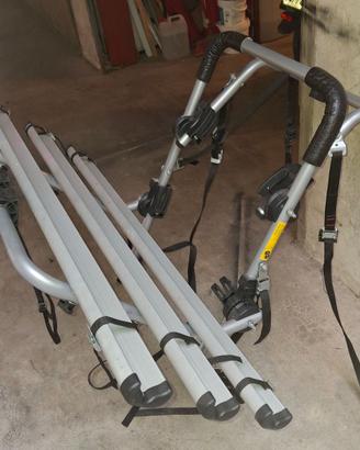 Portabici posteriore alluminio 3 posti