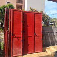 Persiana veneziana in alluminio rossa