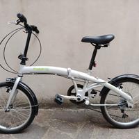Bicicletta pieghevole 20” grigia – pratica e salva