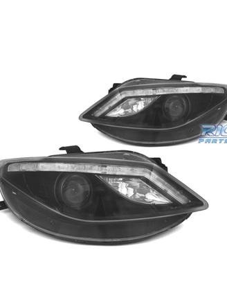 FARI SEAT IBIZA 6J 08-12 LUCE DIURNA SFONDO NERO