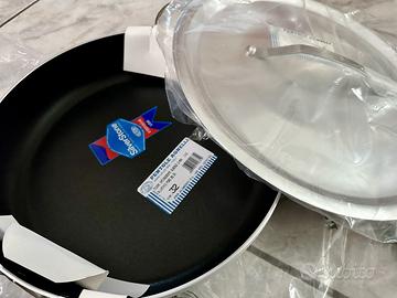 Pentole Agnelli Silver Stone Set Pentole Coperchi