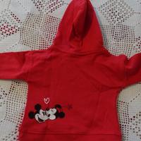 Felpa rossa con Minnie, della DISNEY!