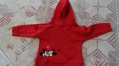 Felpa rossa con Minnie, della DISNEY!