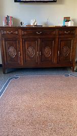 Madia antica elegante in legno di pregio