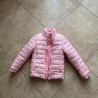 Piumino rosa trapuntato