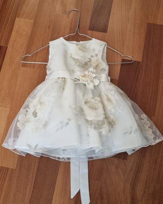 Vestito abito battesimo bambina 1 anno