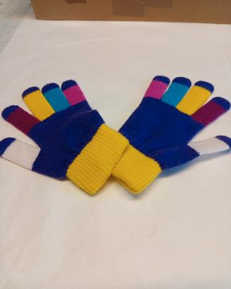 guanti magici multicolore anni 80 perfetti 
