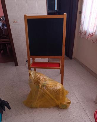 giraffa con rotelle ... lavagna  e gioco intellige