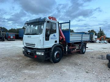 EUROCARGO 180E28K gru e ribaltabile, ACCETTO PERMU