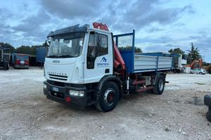 EUROCARGO 180E28K gru e ribaltabile, ACCETTO PERMU