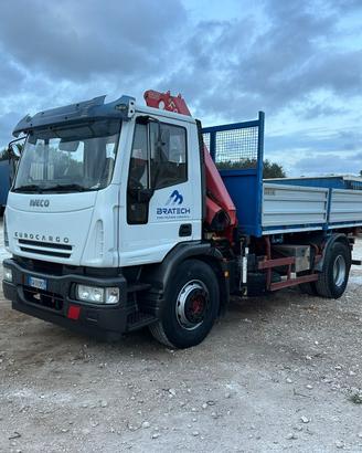 EUROCARGO 180E28K gru e ribaltabile, ACCETTO PERMU