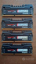 16GB RAM Kingston HyperX Beast DDR3 1600MHz (4x4GB