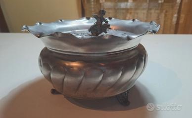 Porta fiori in peltro