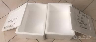 5 scatole polistirolo per alimenti