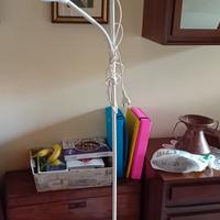 Lampada da Terra in Metallo e Vetro 