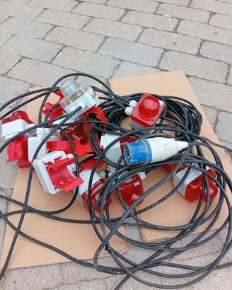 Kit luci  a led da ponteggio 24 V