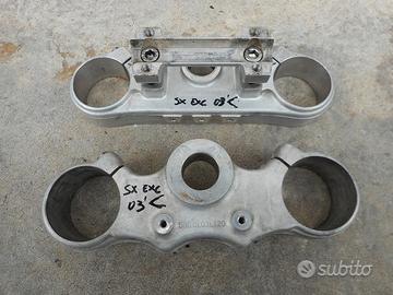 Piastre forcella ktm sx exc 2003 e successive