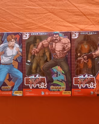Final Fight Toys CAPCOM - 3 personaggi collezione