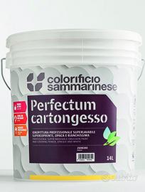 pittura per cartongesso e muro 2 bidoni