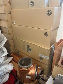 Stock Canna Fumaria Doppia Parete Rame D.200
