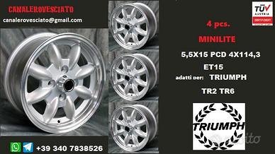 Minilite 5,5x 15 4x114,3 et15 triumph