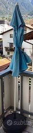 Ombrellone azzurro + base