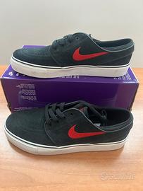 Nike SB Janoski (GS) Nero/Rosso Tg 38,5