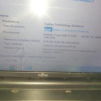 Portatile Fujitsu i3  6 gb ram hdd, windows 7, 
