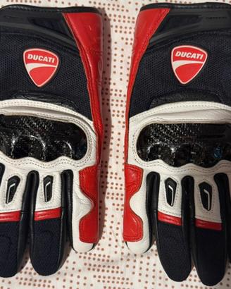 Guanti pelle moto Ducati x Alpinestars