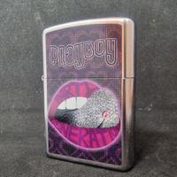 Accendino Zippo originale Playboy Lingua Glitter