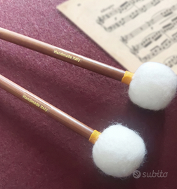 Bacchette timpani artigianali feltro (Morbida)