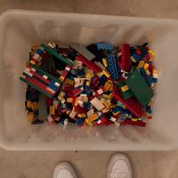 Grossa scatola di Lego vintage