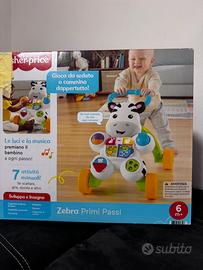 Fisher price zebra primi passi