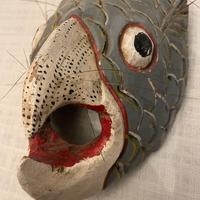 Maschera tribale messicana in legno