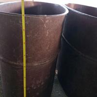 2 tini in vetroresina 1000 litri con rubinetto