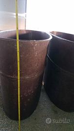 2 tini in vetroresina 1000 litri con rubinetto