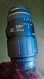 obiettivo Sigma 70-300