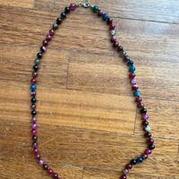 Collana girocollo in agata