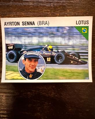 Figurina Panini Supersport 1986 Ayrton Senna Lotus