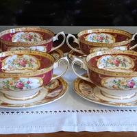 8 tazze da brodo Royal Albert "Lady Hamilton"