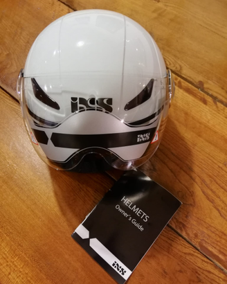 Casco bianco da bambino marca IXS taglia Ys