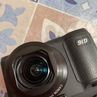Canon G 16, con caricabatterie e borsa